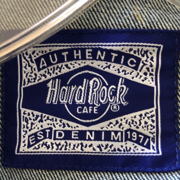Vintage 1971 Hard Rock New Orleans Denim Jacket. Size Large. Oversized‎. NWOT - Picture 7 of 12